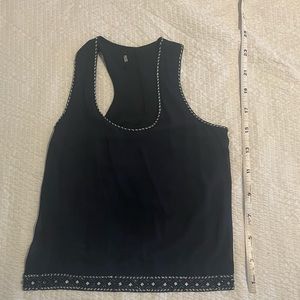 Paige sequin blue tank top